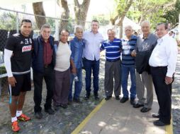 Jorge Vergara, durante su visita a las instalaciones de Verde Valle. TWITTER / @jorgevergara