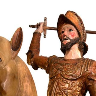 Exhibirán escultura del apóstol Santiago en Museo del Virreinato