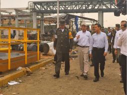 El Mandatario acude al punto donde ocurrió el siniestro este miércoles. TWITTER / @GobiernoVer