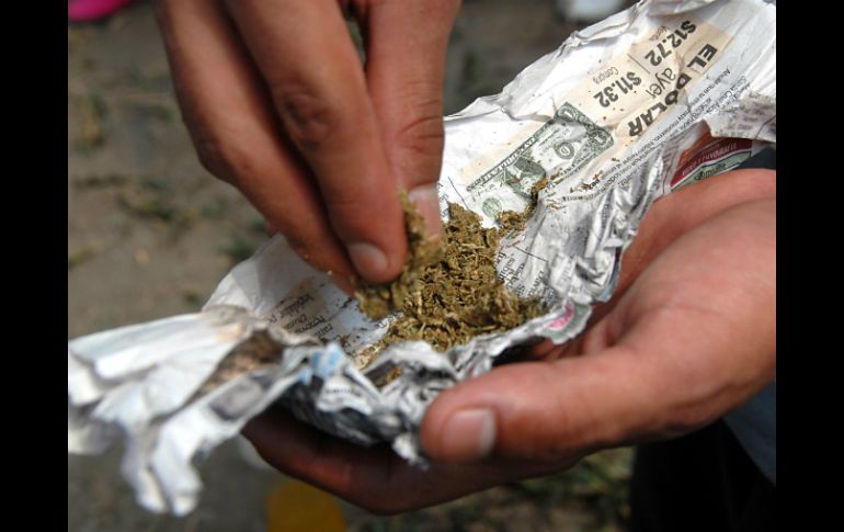 La iniciativa de Peña Nieto propone elevar la portación de mariguana para consumo personal hasta 28 gramos. NTX / ARCHIVO