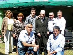 Este sábado, durante su festejo recibió muestras de cariño por parte de sus hijos, nietos y amigos. EL INFORMADOR / A. Hinojosa