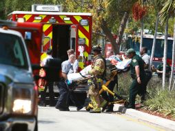 El percance ocurrió durante una práctica de despegue y aterrizaje del piloto. AP / C. Jean