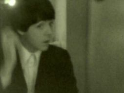 La secuencia fue filmada en un camerino con una cámara de 8 milímetros; en el fotograma, Paul McCartney. ESPECIAL / NFSA AUSTRALIA