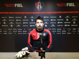 Miguel volvió a ser titular con el primer equipo ante la lesión de Óscar Ustari. TWITTER / Atlas FC