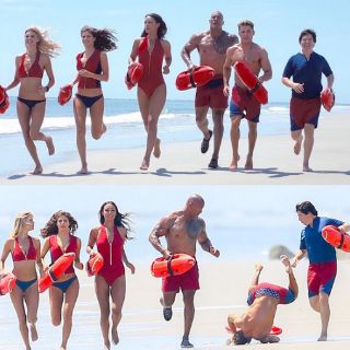 Caída de Zac Efron en la playa se hace viral en Twitter