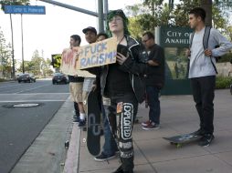 Varios sectores en EU han mostrado su descontento por los discursos racistas de Trump. EFE / R. de Luna
