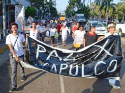 Ayer miércoles se convocó a una marcha por la paz en el puerto. SUN / D. Téllez