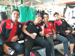 El primer equipo viaja a a Tuxtla Gutiérrez en compañía de sus equipos Sub 17 y Sub 20. TWITTER / @atlasfc
