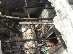 El cartón se almacenaba en uno de los cuartos de en medio y ese fue el problema. EL INFORMADOR /