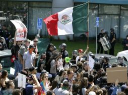 La protesta de este viernes fue la segunda manifestación masiva en contra de Trump en días consecutivos. AP / ARCHIVO
