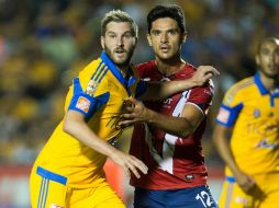 Tigres llega a 21 unidades y tendrá que esperar a la última fecha para saber si consigue el boleto a la Liguilla. MEXSPORT / J. Martínez