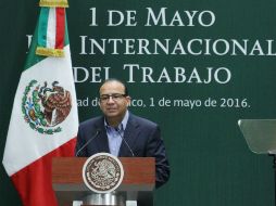 Navarrete Prida resalta que ha bajado la informalidad laboral, ha aumentado la productividad y se superó número de afiliados al IMSS. NTX / C. Pereda