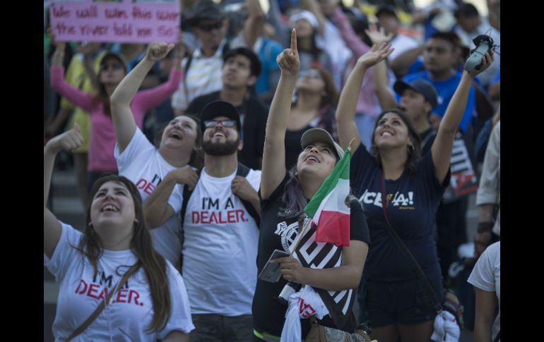 En Florida, California y Wisconsin miles de indocumentados pedían respeto. AFP / D. Mcnew