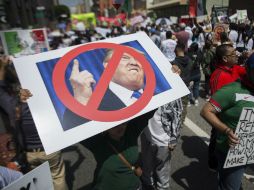 Trump, el republicano favorito, ha prometido deportar a 11 millones de personas que viven en EU sin permiso de residencia. AFP / D. Mcnew