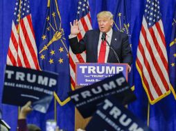 Trump ha alcanzado ya 996 delegados de los mil 237 necesarios para ser proclamado candidato. EFE / T. Maury