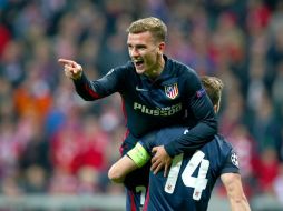 Griezmann anotó el gol que selló el pase de los Colchoneros a la final de la Champions. EFE / D. Karmann