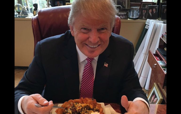 El magnate compartió la imagen en redes sociales. TWITTER / @realDonaldTrump