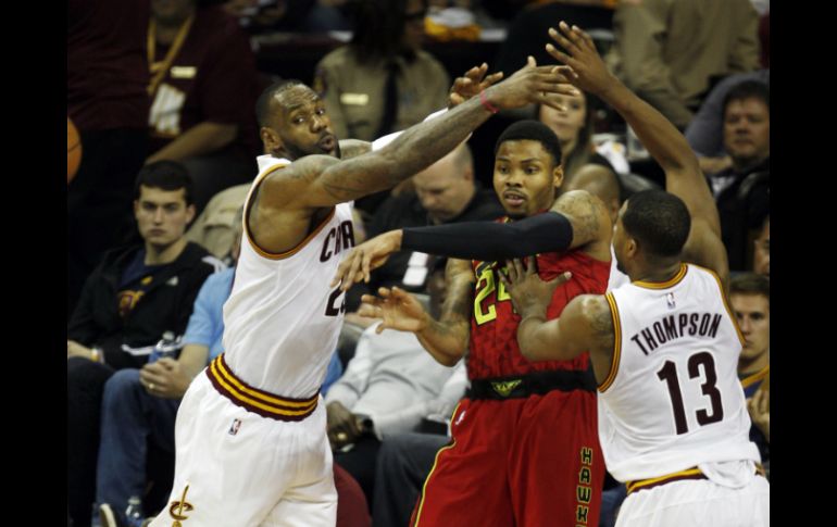 Los Hawks tuvieron dos malos juegos en Cleveland. EFE / D. Maxwell