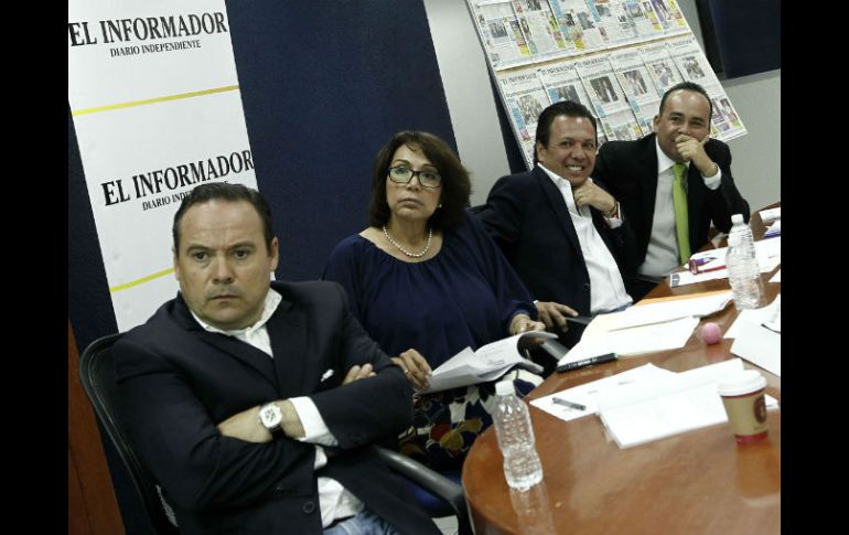 Alcaldes acudieron a esta casa editorial para analizar temas de la metrópoli. EL INFORMADOR / E. Barrera