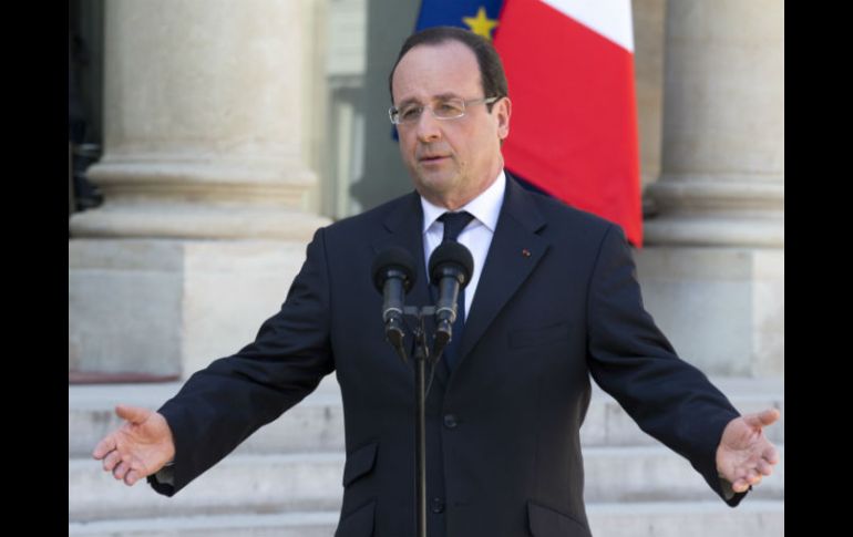 El gobierno francés atraviesa momentos críticos, pero Hollande y su entorno repiten que ''las cosas están mejorando''. AP / J. Brinon