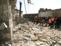 Aviones de guerra bombardearon el monte Abu Kruz, al este de pueblo Janaser, al sureste de Alepo. EFE / ARCHIVO