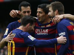 El Barça buscará el campeonato ante el Granada en la última jornada de la liga. AP / M. Fernández