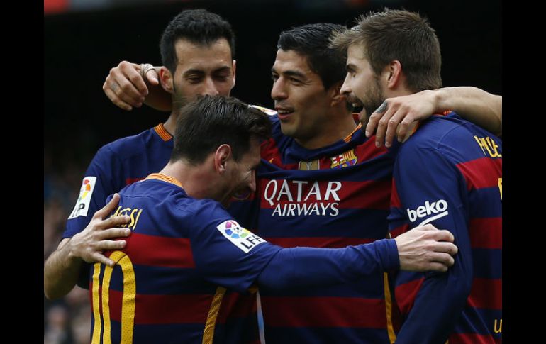 El Barça buscará el campeonato ante el Granada en la última jornada de la liga. AP / M. Fernández