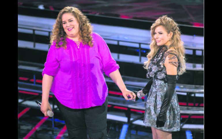 Comprometida. La concursante confesó en entrevista que no dudó un segundo en sumarse al equipo de Gloria Trevi. ESPECIAL / CORTESÍA TELEVISA