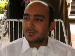 Ali Haider Gilani recibió una herida de bala al momento de su captura. AFP / STR