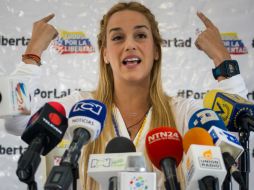 Para Tintori, estas supuestas amenazas son 'una razón para decir que en Venezuela no hay democracia'. EFE / M. Gutierrez