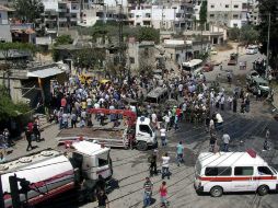 Al menos 79 fallecidos eran efectivos de las fuerzas regulares sirias y milicianos progubernamentales. EFE / ARCHIVO