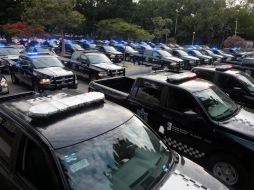 Alfaro explica que esta adquisición forma parte de la renovación en la Policía de Guadalajara de cara a la Agencia de Seguridad. EL INFORMADOR / M. Vargas