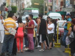 El sismo de 4.8 grados provocó crisis nerviosas en algunos ciudadanos. EL INFORMADOR / R. Tamayo
