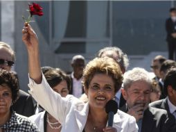 Los seguidores de Rousseff calificaron el hecho como un golpe de Estado en Brasil. EFE / A. Lacerda