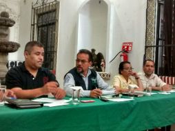 Representantes de diversos sindicatos de trabajadores exigen que se haga una reforma a la Ley de Pensiones del Estado del 2009. EL INFORMADOR / T. Villaseñor