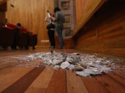 El Paraninfo también registró algunos daños menores. EL INFORMADOR / R. Tamayo