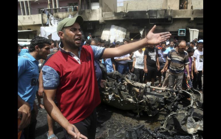 La ciudad de Balad, que la fue sede de los atentados, está ocupada por el grupo terrorista Estado Islámico. AP / K. Mohammed