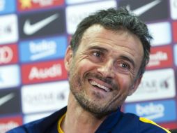 ''Hemos recuperado el nivel en los últimos partidos'', asegura Luis Enrique. EFE / Q. García