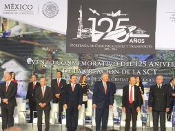 En el evento Ruiz Esparza estuvo acompañado de algunos legisladores. ESPECIAL /