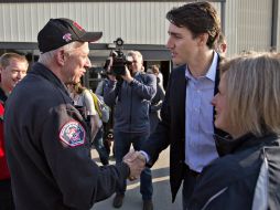 Trudeau fue criticado por su visita tardía, por lo que señaló que siempre estuvo siguiendo lo que ocurría. AP / J. Franson