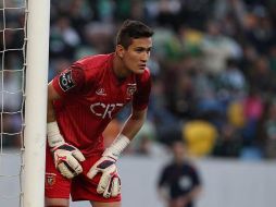 Raúl Gudiño no pudo evitar el descenso del Club Uniao Madeira. TWITTER /