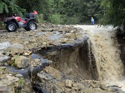 En fenómeno de 'El Niño' ha influido en lluvias torrenciales que causan daños en caminos y poblaciones en todo el mundo. EFE / ARCHIVO