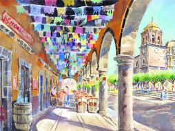 Uno de los edificios que sin duda va a robar tu atención es la magnífica parroquia de Santiago Apóstol. ESPECIAL / J. Monroy