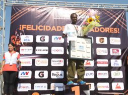 El ganador absoluto de la prueba en la rama varonil, fue el keniano Sammy Cheruiyot Mutai. EL INFORMADOR / R. Tamayo