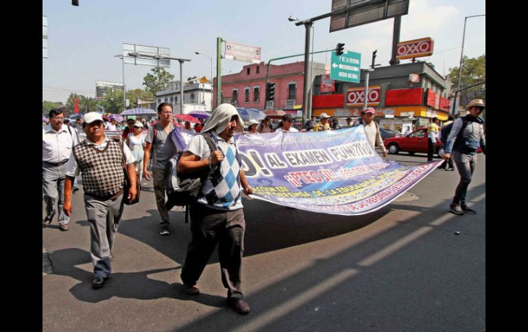 El magisterio advirtió que realizará movilizaciones este lunes. SUN / ARCHIVO