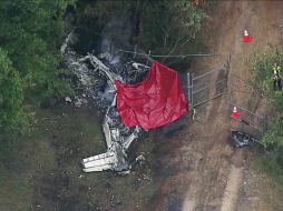 La avioneta estaba registrada bajo el nombre de un residente de Kerrville, Texas. AP / WMC Action News 5