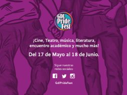 EL GDL Pride Fest el mayor evento cultural de la diversidad sexual en ‪Guadalajara‬. FACEBOOK / GDL Pride Fest