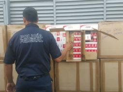 La mercancía se puso a disposición de las autoridades correspondientes y se avisó a la Cofepris. ESPECIAL / Policía Federal