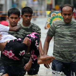 Deslaves podrían haber sepultado a 200 familias en Sri Lanka