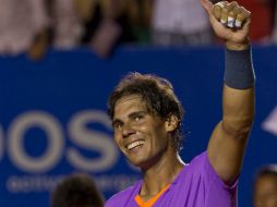 Nadal calificó como ''positivo'' el nivel que ha exhibido en los últimos partidos, en los que se sintió ''competitivo''. AP / ARCHIVO